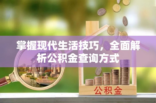 永泰掌握现代生活技巧，全面解析公积金查询方式