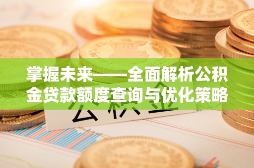 永泰掌握未来——全面解析公积金贷款额度查询与优化策略