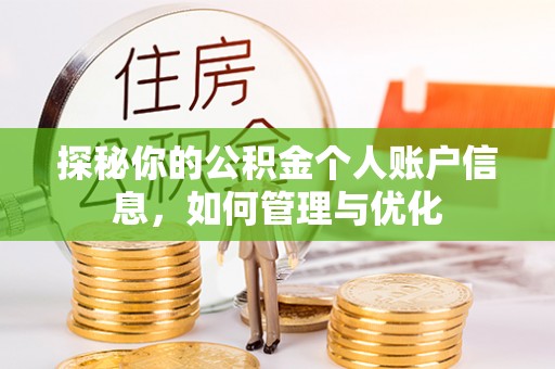 永泰探秘你的公积金个人账户信息，如何管理与优化