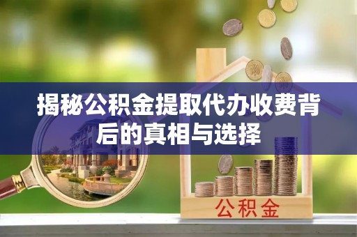永泰揭秘公积金提取代办收费背后的真相与选择