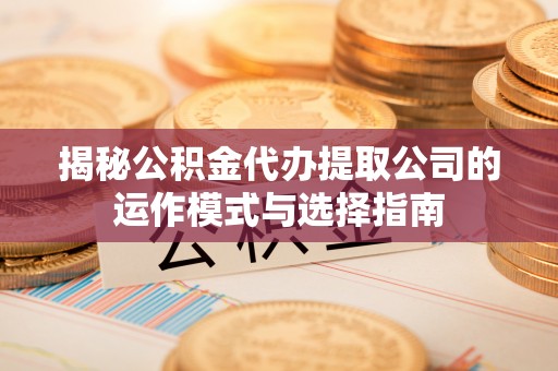 永泰揭秘公积金代办提取公司的运作模式与选择指南
