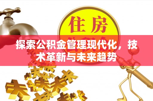 永泰探索公积金管理现代化，技术革新与未来趋势