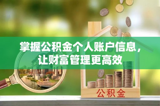永泰掌握公积金个人账户信息，让财富管理更高效