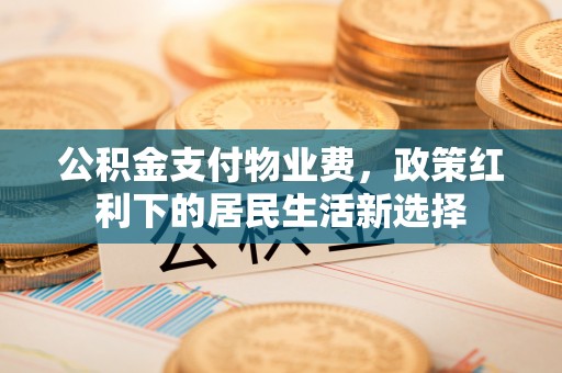 永泰公积金支付物业费，政策红利下的居民生活新选择