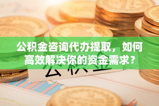 永泰公积金咨询代办提取，如何高效解决你的资金需求？