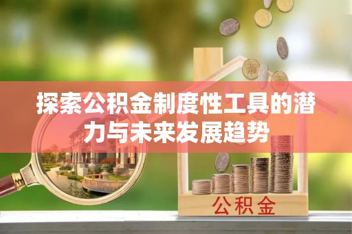 永泰探索公积金制度性工具的潜力与未来发展趋势