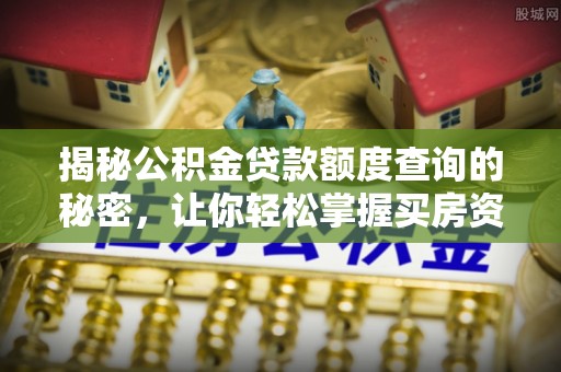 永泰揭秘公积金贷款额度查询的秘密，让你轻松掌握买房资金规划