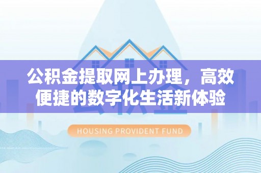 永泰公积金提取网上办理，高效便捷的数字化生活新体验