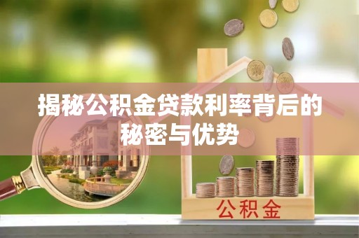 永泰揭秘公积金贷款利率背后的秘密与优势
